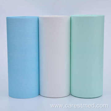 Disposable Dental Bib roll with perforation 100pcs/roll white or Blue colour